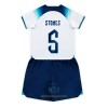 Maglia ufficiale Inghilterra John Stones 5 Casa Mondiali 2022 per Bambino